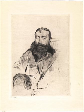 Boldini, Giovanni(Ferrara 1842 - Parigi 1931)UOMO CON BARBA. ca....