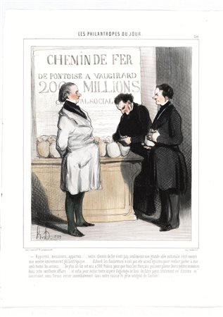 Daumier, Honor&egrave;(Marsiglia 1808 - Valmondas 1879)APPORTEZ, MESSIEURS,...