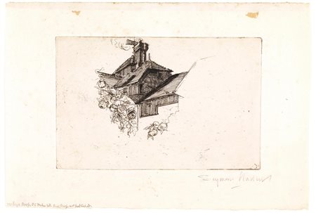 Haden, Francis Seymour(Londra 1818 - Alresford 1910)HORSELEY&rsquo;S ROOF....