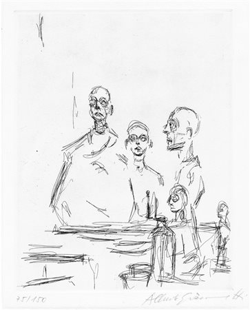 Giacometti, Alberto (Stampa 1091 - Coira 1966)SCULPTURES DANS...