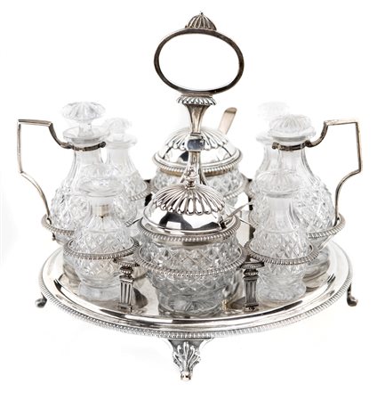 Cruet in argento, Londra Giorgio III