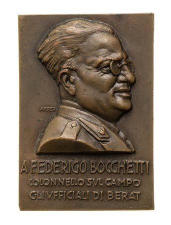 ITALIA, REGNO - MEDAGLIA NON PORTATIVA COMMEMORATIVA DEL CENTRO OSPEDALIERO DI BERAT, ALBANIA