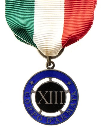 ITALIA, REGNO - MEDAGLIA ITALIA XIII CORPO D’ARMATA