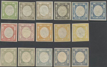 1861, Interessante accumulo di francobolli nuovi. Qualità media molto buona, diverse firme. (Cat.5000++)