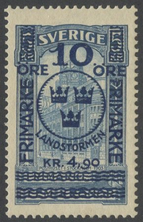 1916, 10o. + 4,90 su 5k. N.86 nuovo con gomma integra. Cert. Raybaudi.