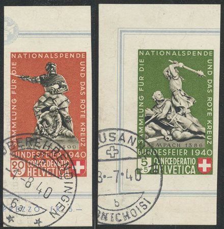 1940, N.349/A e 352/A, usati (A+) (305)