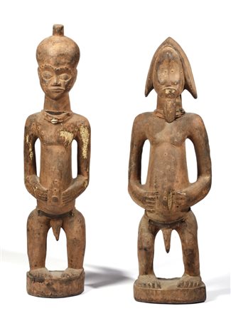  Arte africana - Due figure in piedi
Yoruba-Nigeria
.