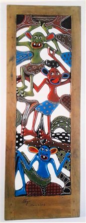 LILANGA GEORGE Tanzania 1934-2005 ”The door of dar”