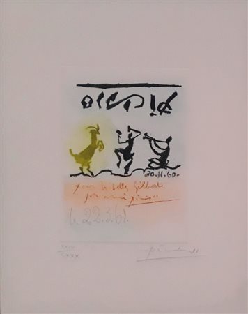 PICASSO PABLO Malaga 1881-Mougins 1973 “Senza titolo”