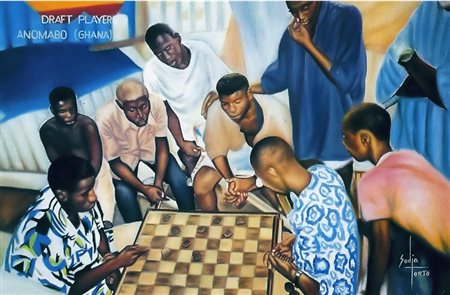 SODIA TORTO Accra 1954 “Draft players”