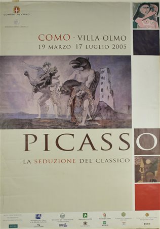 PICASSO LA SEDUZIONE DEL CLASSICO manifesto, 130x98 cm Realizzato dal comune...