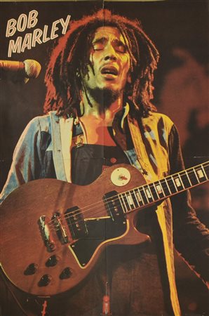 BOB MARLEY manifesto, 74x50 cm Realizzato da Island Records L'opera presenta...