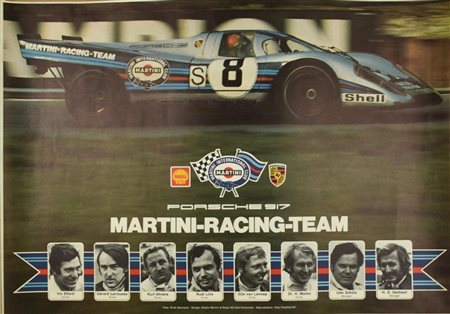 MARTINI RACING TEAM PORSCHE 917 manifesto, 68x99 cm Manifesto realizzato per...