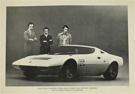 I PILOTI DELLA SQUADRA CORSE LANCIA manifesto, 50x70 cm Realizzato per...