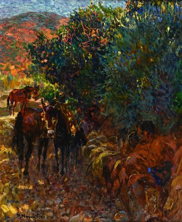 Plinio Nomellini, Plinio Nomellini Paesaggio nell'Elba, 1925-1953