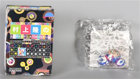 Takashi Murakami Meltin DOB Gadget in plastica cm 6x4x2 Entro confezione in...