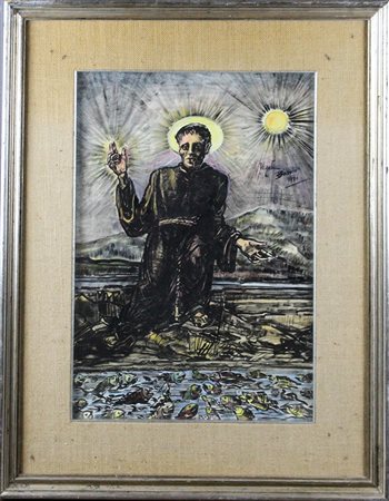 UGOLINO BUSONI, "San Francesco", 1971