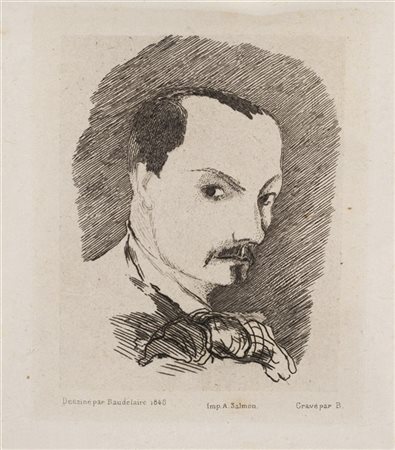 Felix Bracquemond (Parigi 1833 - Sèvres 1914)

Autoritratto di Baudelaire
acqua