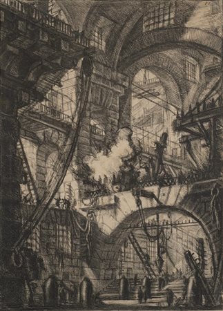 Giovanni Battista Piranesi The Smoking fire
dalla serie Carceri d'invenzione,
Ro