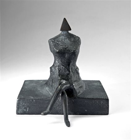 Lynn Chadwick , Londra 1914 , Stroud 2003 "Miniature Figure III" 1986 bronzo,...