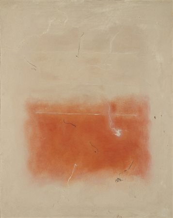 Valentino Vago , Barlassina (MI) 1931 , "V.310" 1970 olio su tela, cm 50x40...