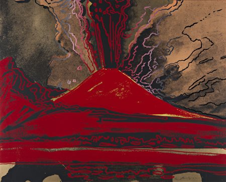 Andy Warhol , Pittsburgh 1928 , New York 1987 "Vesuvius" 1985 serigrafia su...