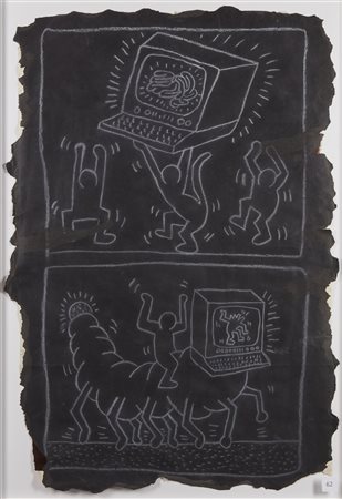 HARING KEITH  (1958 - 1990) - Senza titolo.