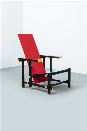 GERRIT THOMAS RIETVELD<BR>Red/Blue chair