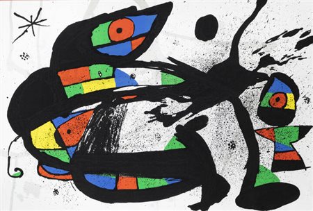 JOAN MIRO'<BR>Barcellona (Spagna) 1893 - 1983 Palma (Spagna)<BR>"La femme oiseau" 1978