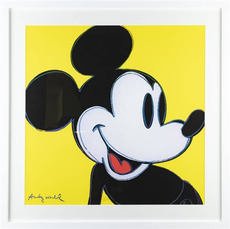 ANDY WARHOL<BR>Pittsburgh (USA) 1927 - 1987 New York (USA)<BR>"Mickey Mouse"