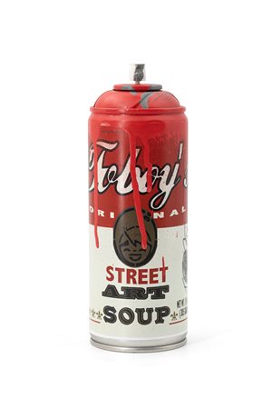 TV BOY (1980) - Street art soup (red), 2019