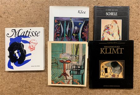 GRANDI MAESTRI (MATISSE, KLEE, SCHIELE E KLIMT) - Lotto unico di 5 cataloghi