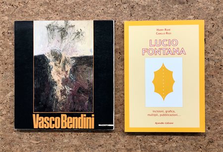 LUCIO FONTANA E VASCO BENDINI - Lotto unico di 2 cataloghi