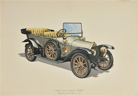 FIAT 1912 raffigurante Opel 1912 modello zero, edizioni Pininfarina 1966...