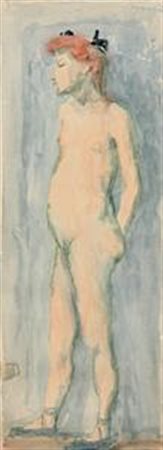 Giacomo Manzù Bergamo 1908 - Ardea (Roma) 1991 Nudo femminile in piedi, 1940...