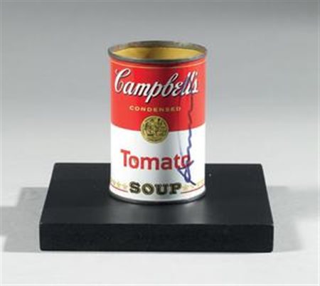 Andy Warhol Pittsburgh 1928 - New York 1987 Campbell Soup Lattina, cm. 10 h....