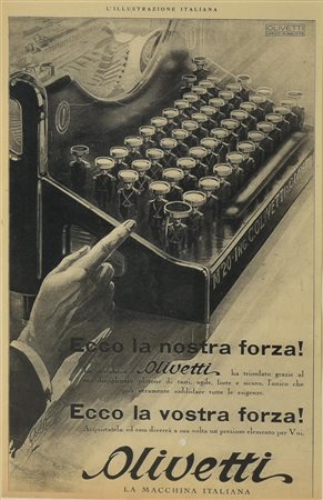 F. Gibelli OLIVETTI stampa su carta, cm 35x21