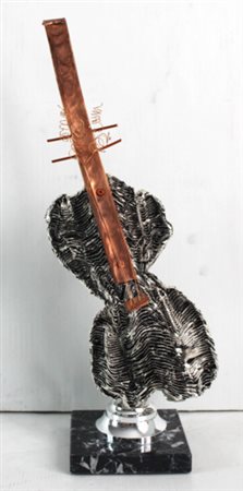 M'HORÒ x (x) 1980 Violino Scultura in Resina / Resin Sculpture...