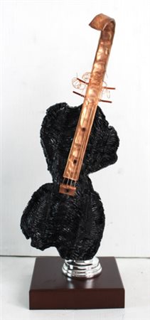 M'HORÒ x (x) 1980 Violino Scultura in Resina / Resin Sculpture...