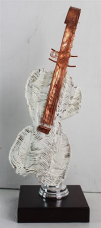 M'HORÒ x (x) 1980 Violino Scultura in Resina / Resin Sculpture...