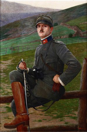 Luxoro Alfredo, Ritratto di soldato, 1916