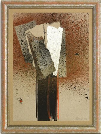 Salvatore Parisi "Senza titolo" 1995
tecnica mista e collage su carta
cm 29,5x21