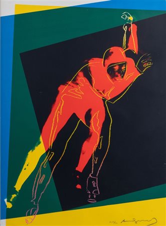 ANDY WARHOL (Pittsburgh 1968 - New York 1987) "Speed Skater", 1983....