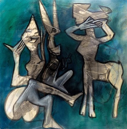 Roberto Sebastian Matta (Santiago Del Cile  1911-Civitavecchia 2002)  - Senza titolo, 1981