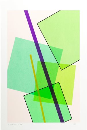 Luigi Veronesi (1908-1998)  - Geometria verde, 1989