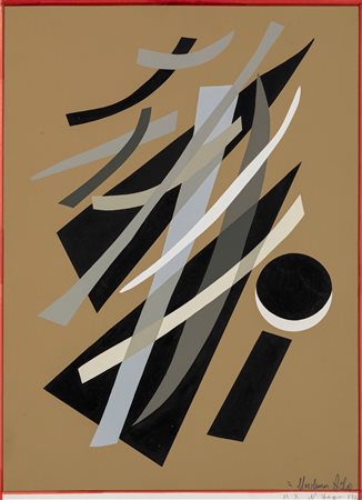 Nadia Khodasevich Léger (Vilnius 1904-1982)  - Composizione suprematista, 1972