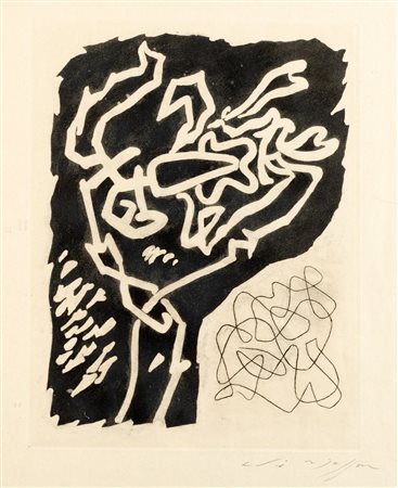 Andrè Masson (Balagny sur Oise 1896-Parigi 1987)  - Pour les Erophages, 1960