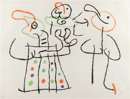 Joan Mirò (Barcellona 1893-Maiorca 1983)  - Ubu aux Baleares, 1971