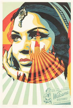 Obey Shepard Fairey (Charleston 1970)  - Target Exceptions, 2021