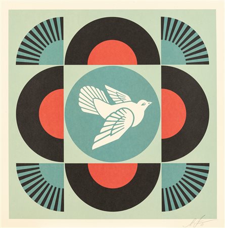 Obey Shepard Fairey (Charleston 1970)  - Geometric Doves (serie completa), 2021